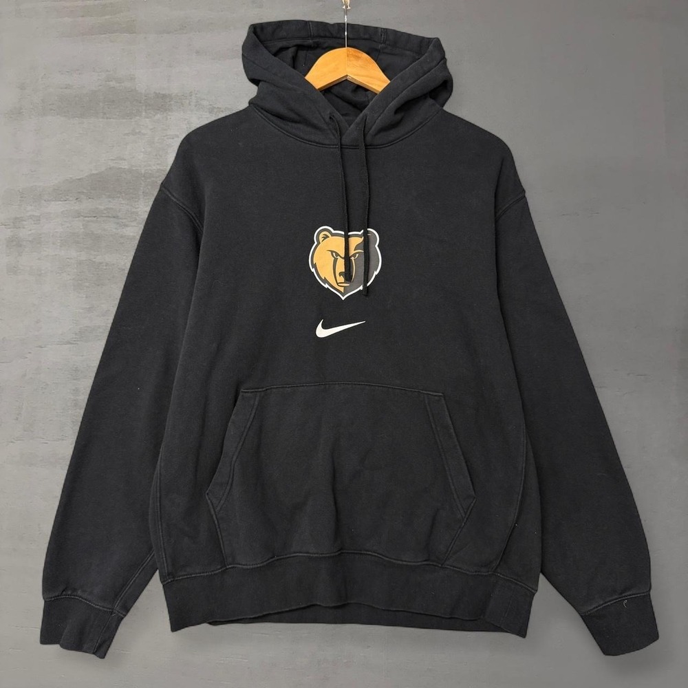 Nike Memphis Grizzlies‎ NBA Hoodie Black Fleece Pullover Swoosh Mens Large